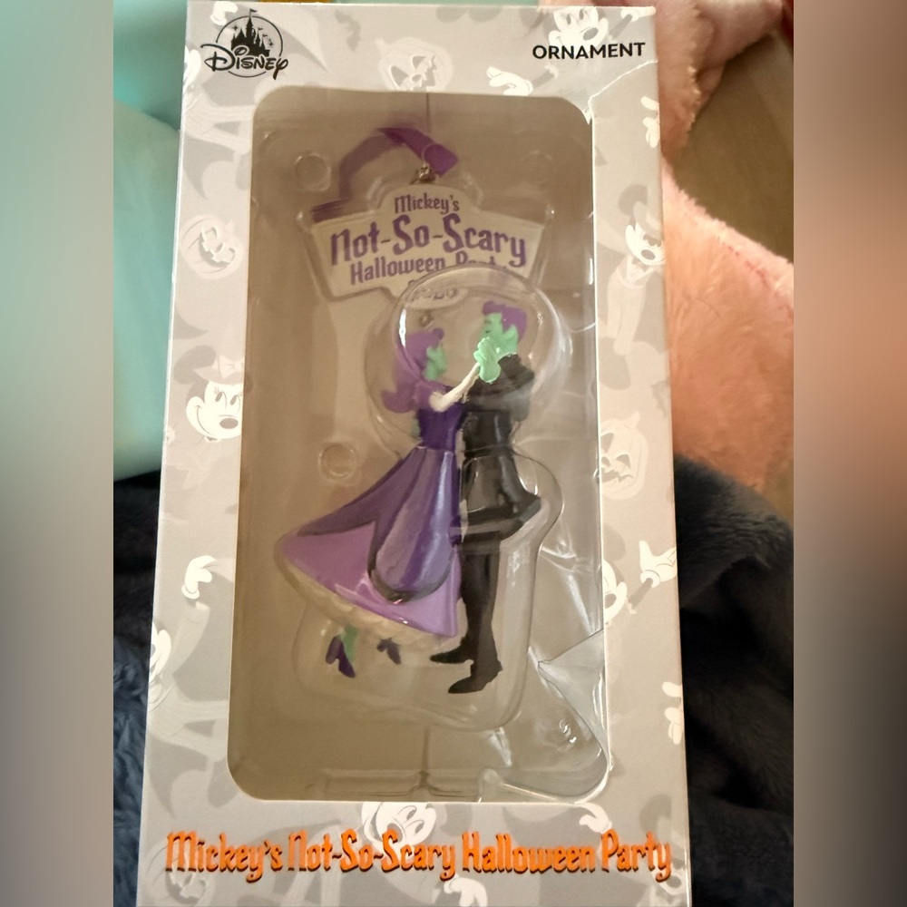 Disney Not-So-Scary Halloween Dancing Couple Ornament - Purple & Black